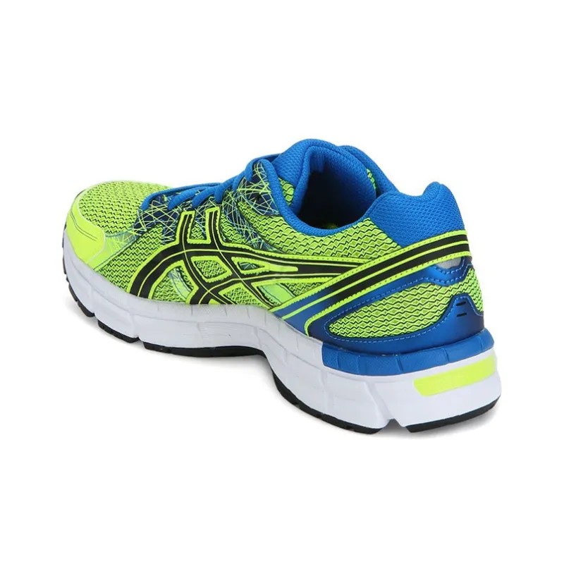 Asics Gel-Excite 2 Breathable Low-Top Running Shoes Men's Yellow Blue-2