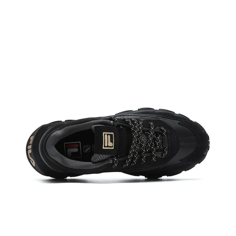 FILA Fashion Sneakers Low Top Grey/Black Women's-3