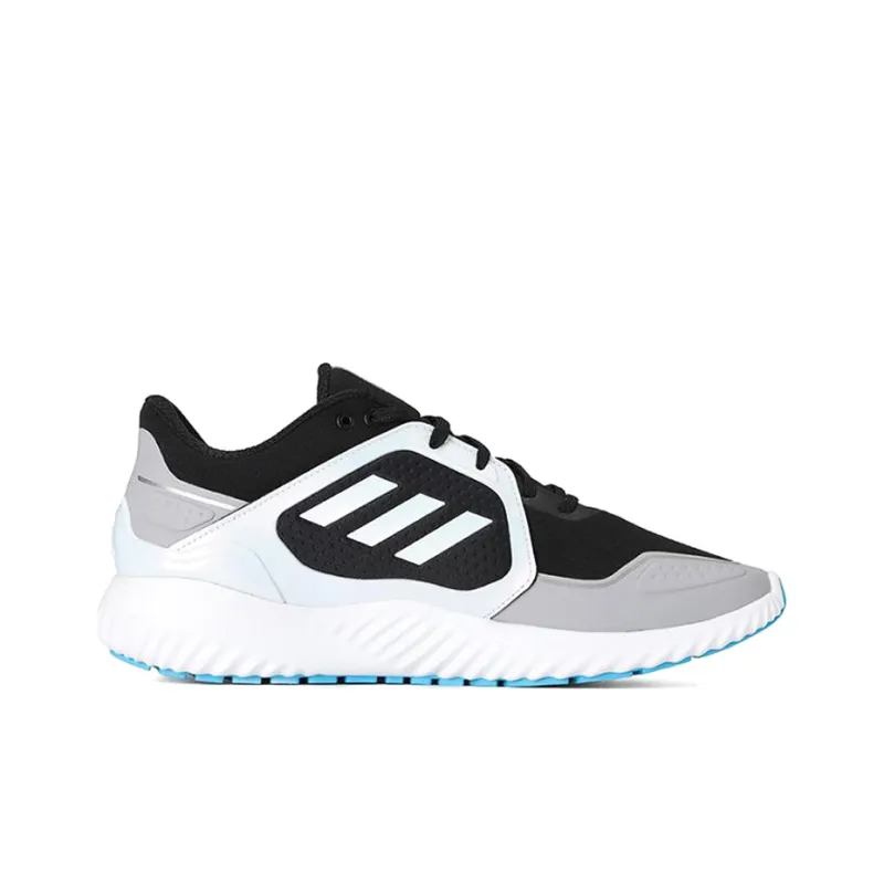 Adidas CLIMAWARM Cushioning Anti-Slip And Wear-Resistant Low-Top Marathon Running Shoes Men's Black Gray-1
