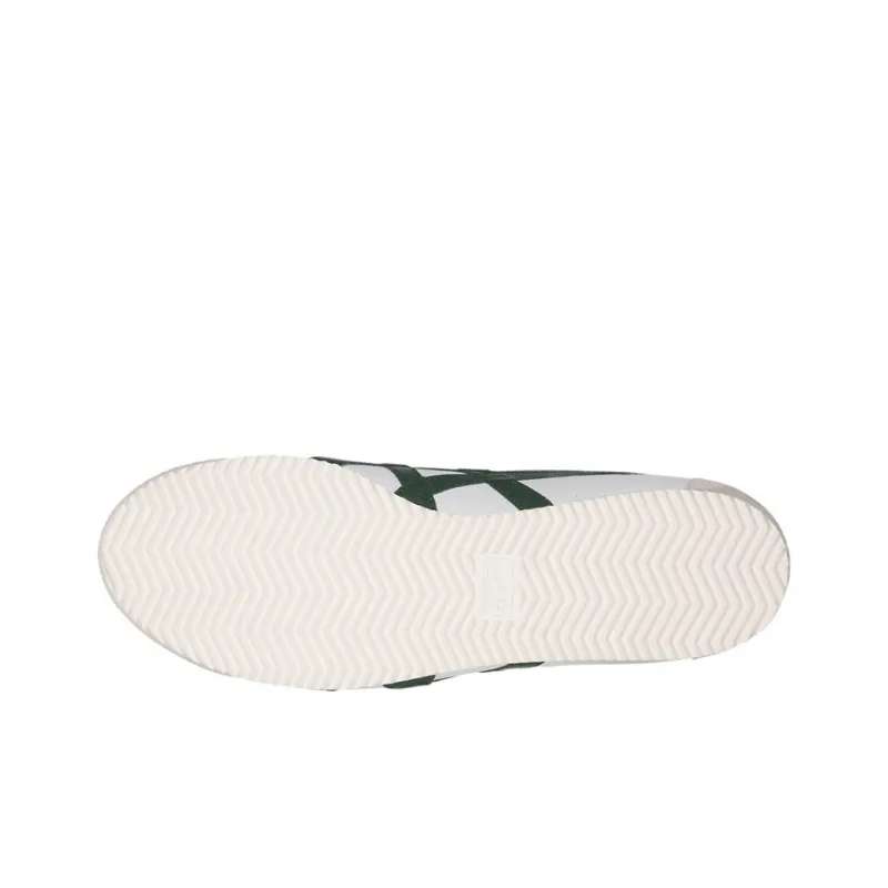 Onitsuka Tiger Corsair Anti Slip Wear Resistant Low Top Marathon Running Shoes Unisex White Green Gray-3
