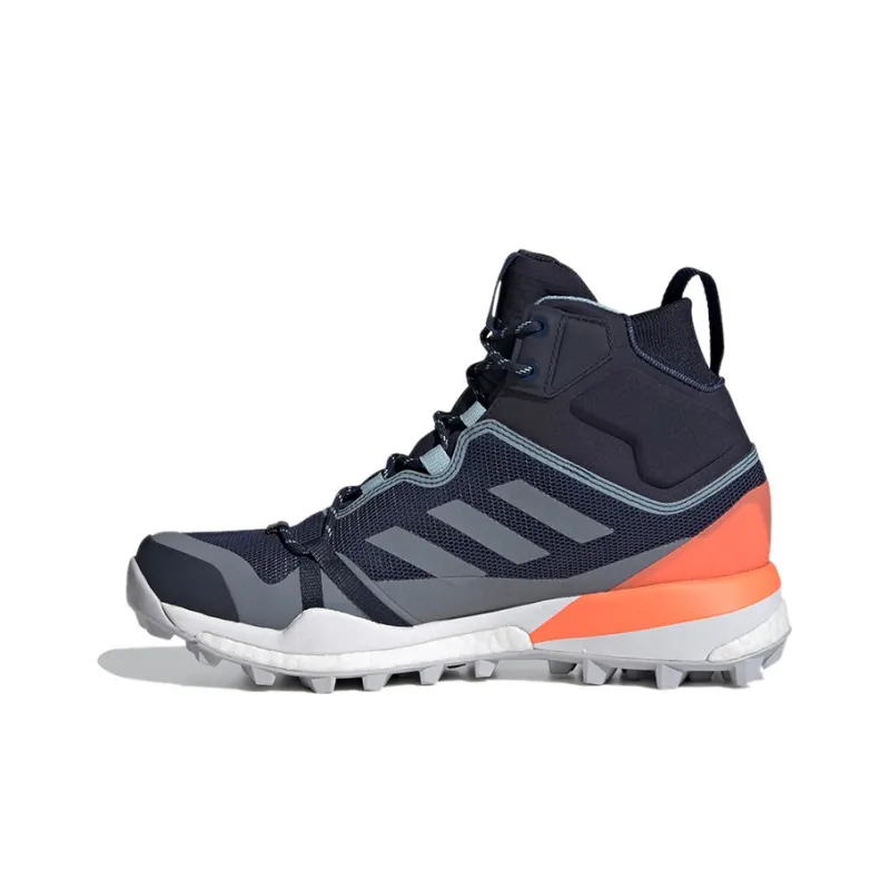 Adidas Terrex Skychaser Hiking / Trekking Shoes Women's Mid-Top Blue/Orange/White-0
