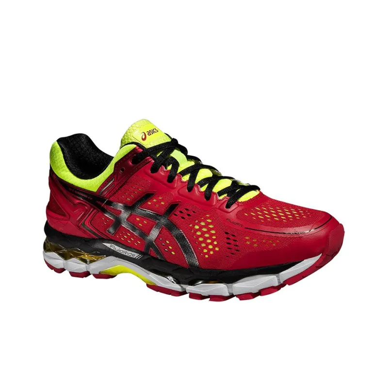 Asics Gel-Kayano 22 Running Shoes Men Low-Top Red/Yellow-2