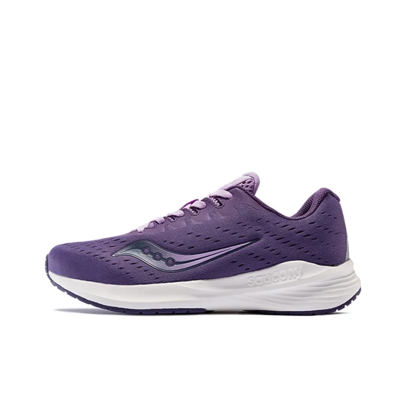 Saucony Striker Raid Striker Strike Breathable Lightweight Low-Top Running Shoes Women's Purple Standard M-0