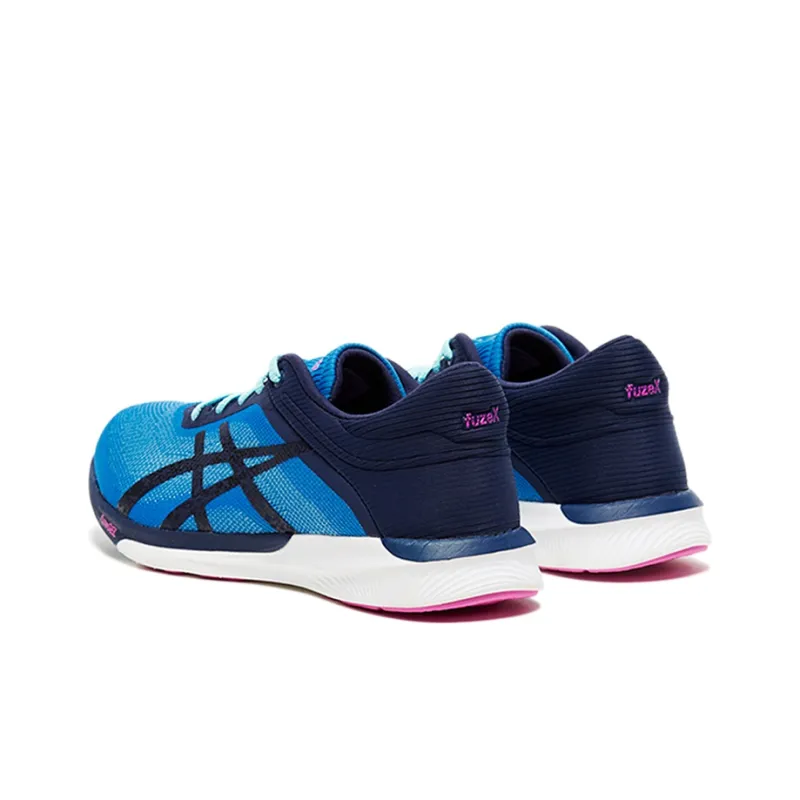Asics Fuze Breathable Lightweight And Wear-Resistant Low-Top Running Shoes Women's Blue-3