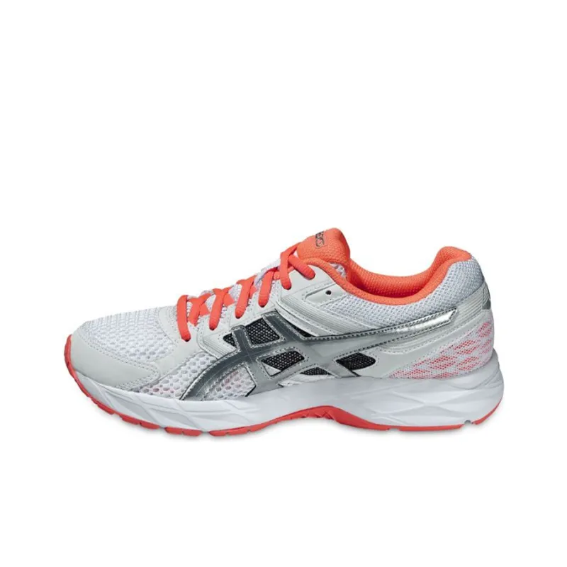 Asics Gel-Contend 3 Low-Top Running Shoes Women's White Orange-0
