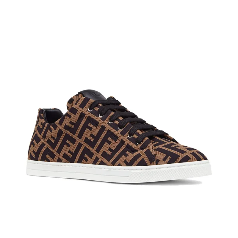 FENDI Ff Logo Low Top Sneakers-2