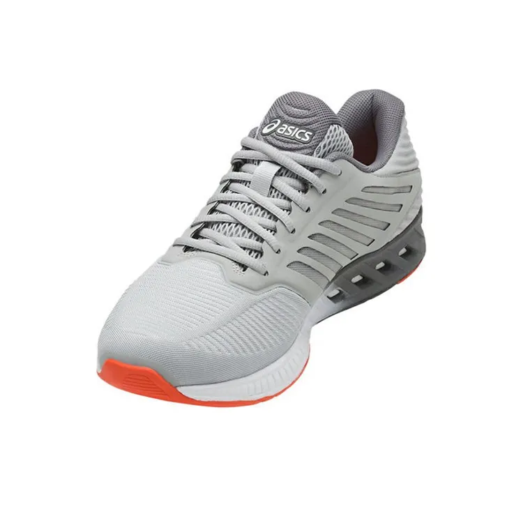 Asics Fuzex Anti-Slip Wear-Resistant Low-Top Running Shoes Men's Gray-3
