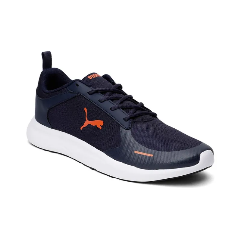 PUMA Jaunt Running Shoes Unisex Low-Top Blue/Orange-2
