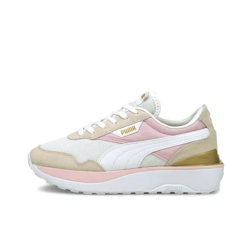 PUMA Cruise Rider Trainer Running Shoes Women's Low-Top Apricot/White/Pink/Gold