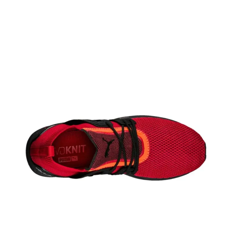 PUMA BOG Limitless Lo EvoKNIT Running Shoes Men Low-Top Red-3