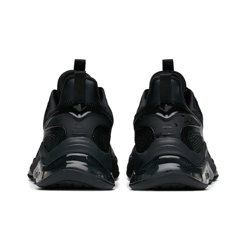 Anta Cushioning Anti-Slip And Wear-Resistant Rebound Breathable Low-Top Running Shoes Men's Black-3