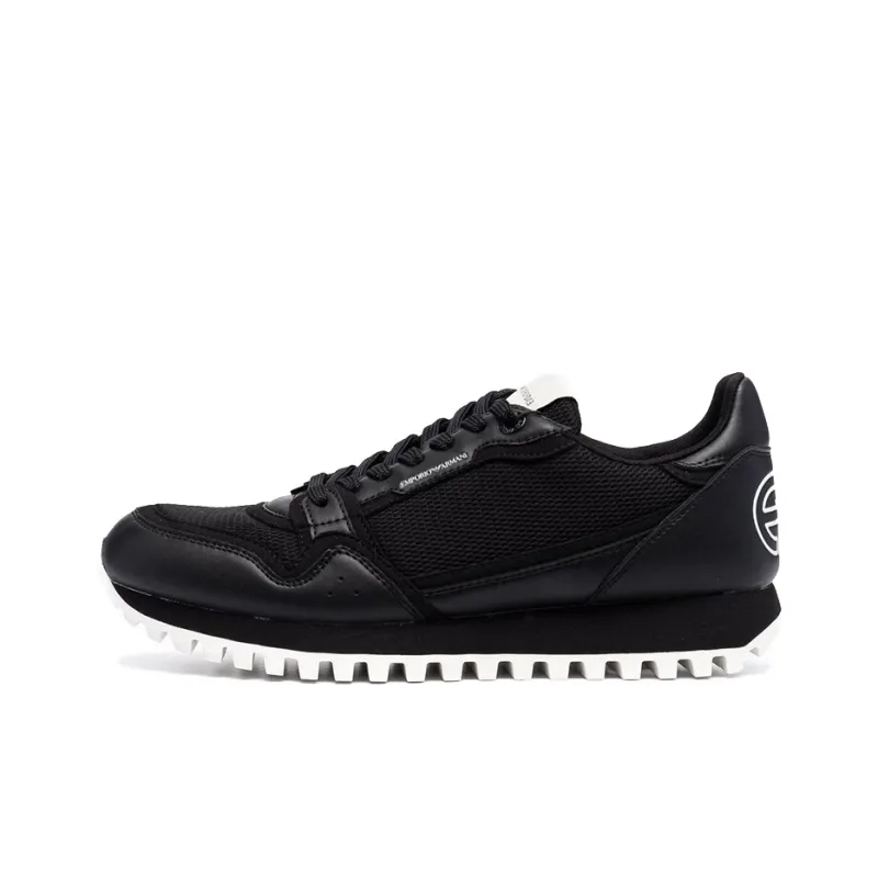 EMPORIO ARMANI Low Top Casual Shoes Men's Black-0