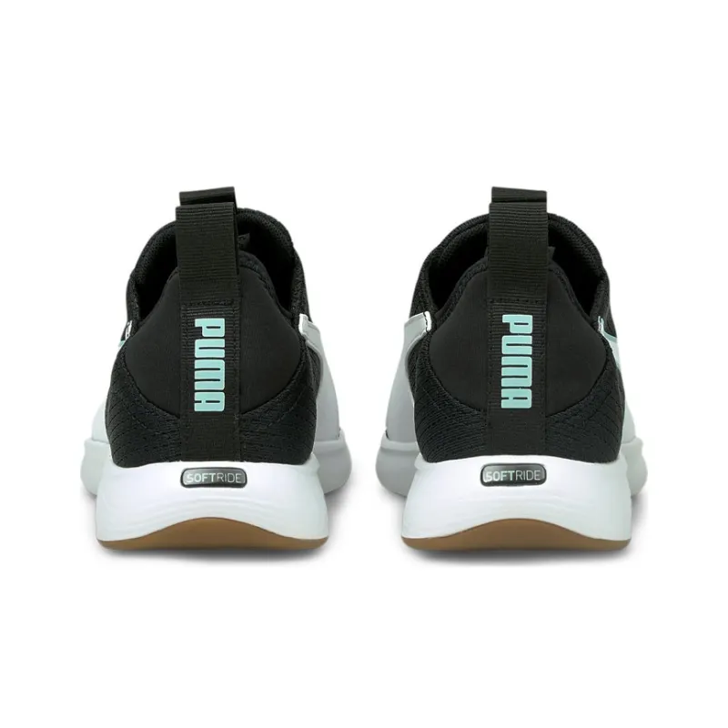 PUMA Axelion LS Low-Top Running Shoes Women's Black White-3