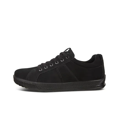 Ecco Skateboard Shoes Men Low-Top Black