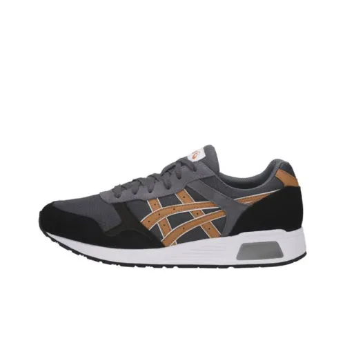 Asics Lyte-Trainer Running Shoes Men Low-Top Gray/Orange