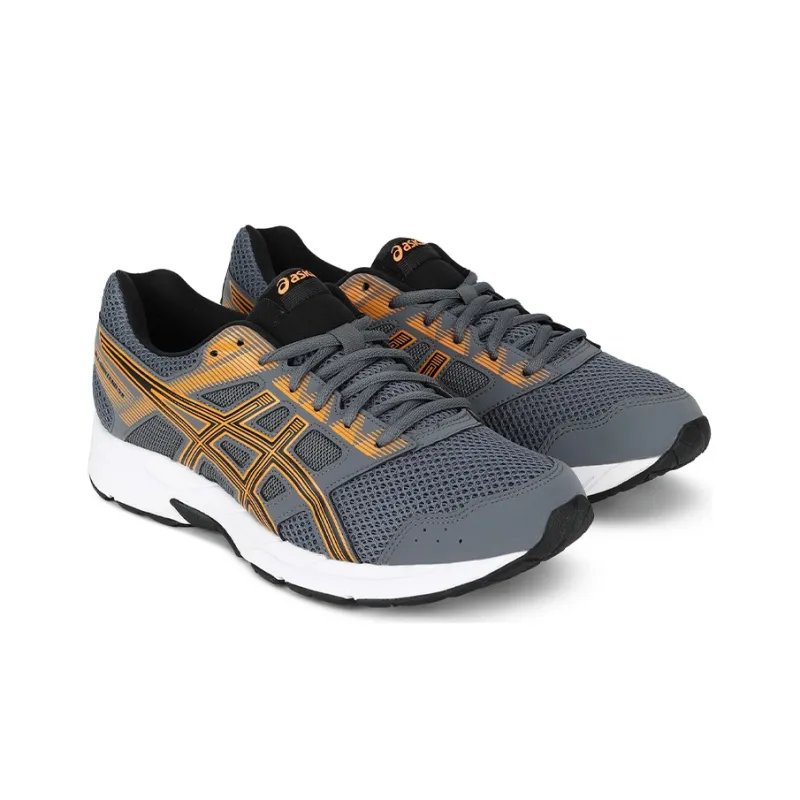 Asics Gel-Contend 5 B Wear-Resistant Low-Top Running Shoes Men's Gray Yellow-2