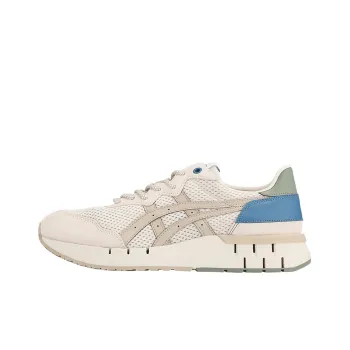 Onitsuka Tiger Rebilac Runner Abrasion Resistant Low Top Running Shoes Unisex Beige Blue