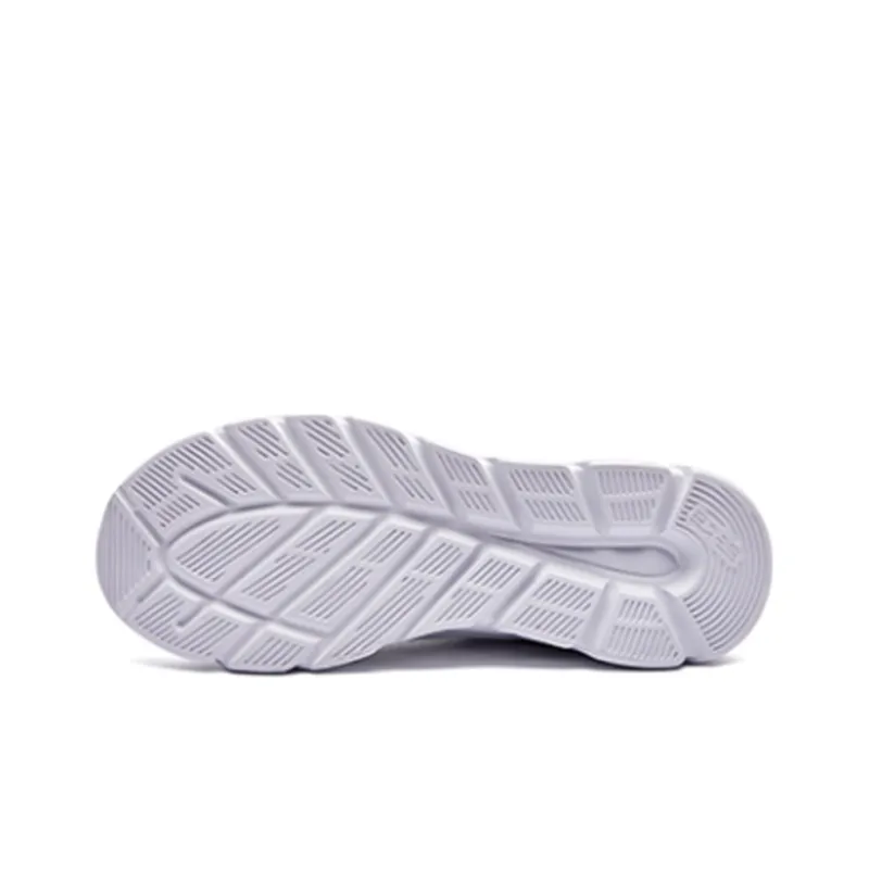 Erke Anti Slip And Wear Resistant Breathable Low Top Casual Shoes Men's White Black-4