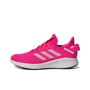 Adidas SenseBounce+ Running Shoes Women's Low-Top Rose Red