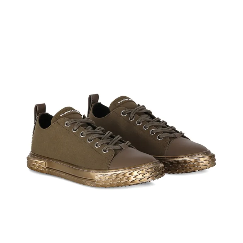 Giuseppe Zanotti/GZ Blabber Low Top Stylish Skateboarding Shoes Men's Khaki-2
