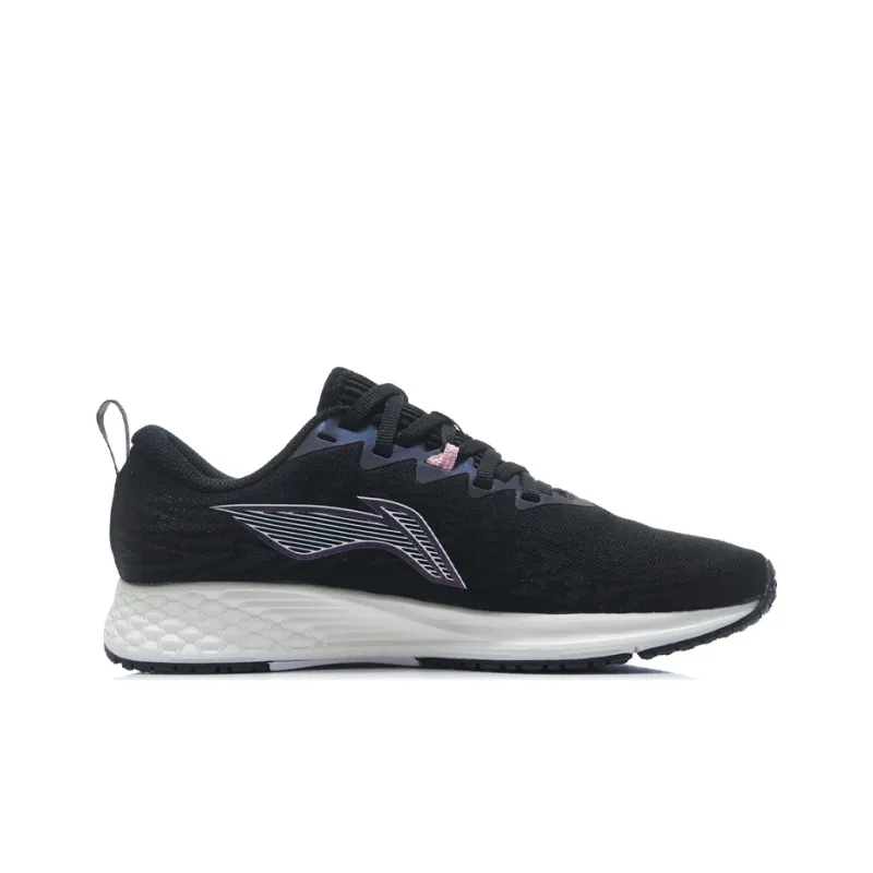 LiNing Red Hare 4 Low Top Running Shoes Women's Black White-1