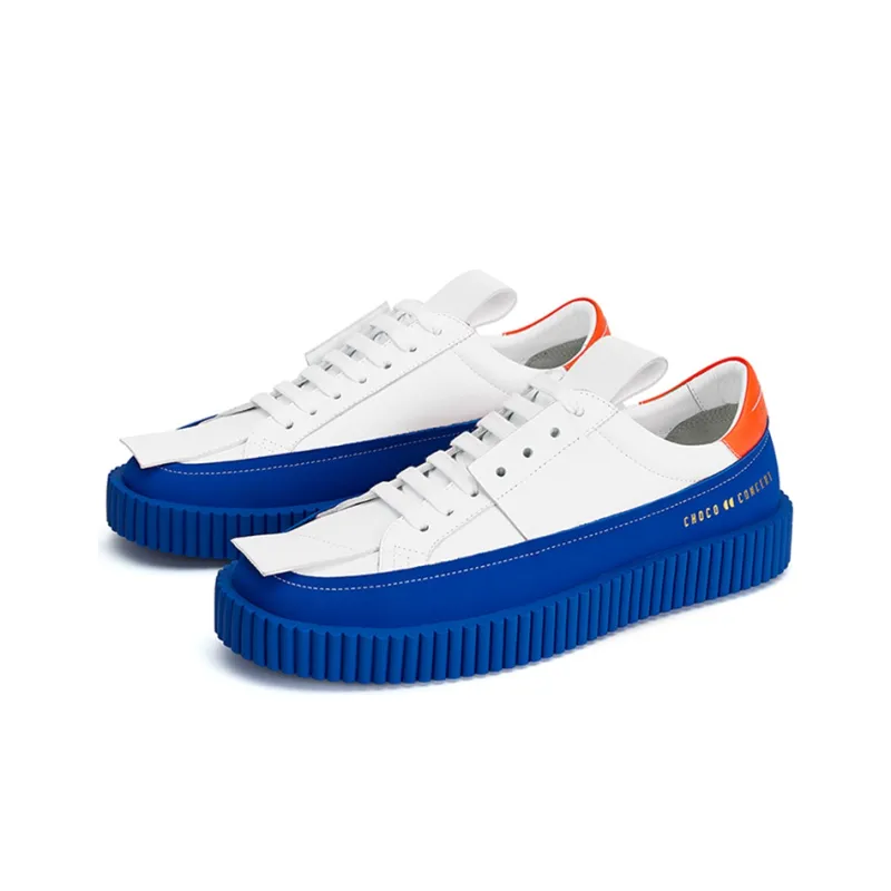 CHOCO CONCERT Skateboard Shoes Unisex Low Top Blue-1
