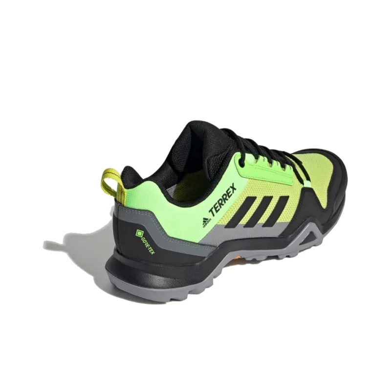 Adidas Terrex AX3 GTX Gore-Tex Hiking Breathable Low-Top Outdoor Shoes Men's Black Gray-3
