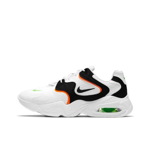 Nike Air Max 2X Running Shoes Men Low-Top White/Black/Green