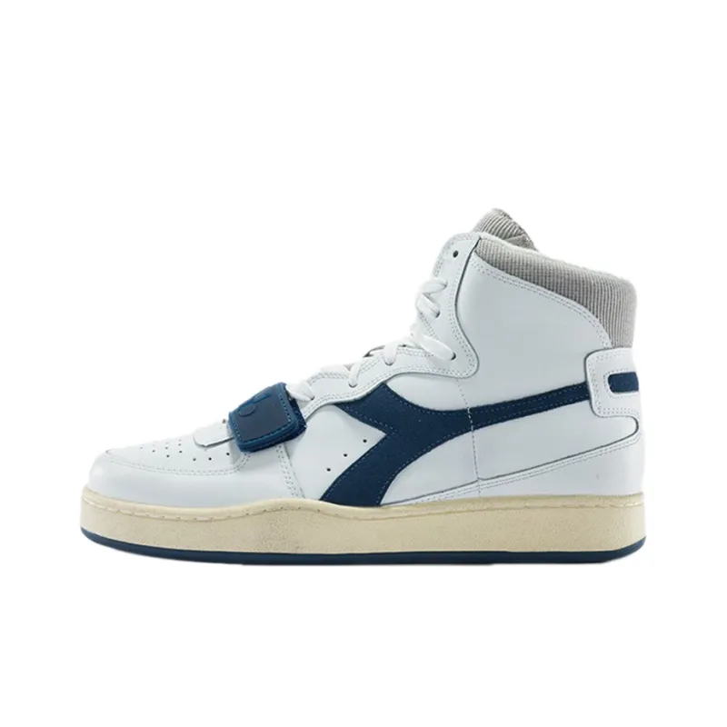 diadora Mi Basket Used 'White Blue Dark Denim'-0