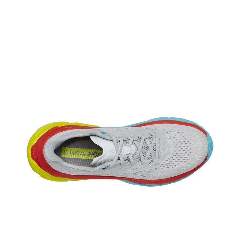 HOKA ONE ONE Clifton Edge Lunar Rock Cyan Red-2