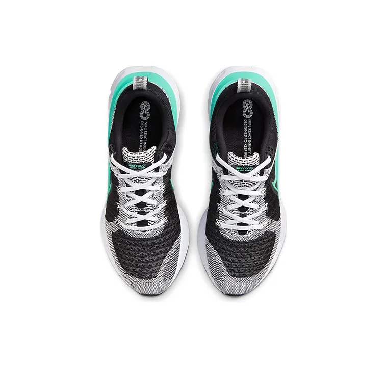Nike React Infinity Run Flyknit 2 'Black Aurora Green' Women's-3