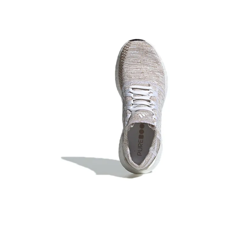 Adidas Pureboost Go Slip-Resistant Breathable Low-Top Running Shoes Women's Copper-Nickel Alloy-4