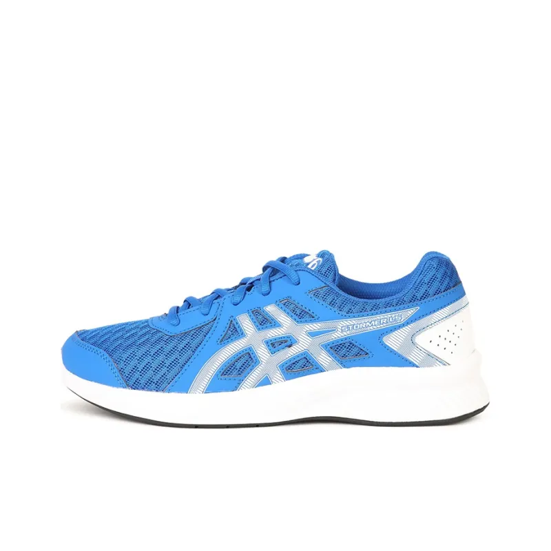 Asics Gel-Cumulus 24 Wear-Resistant Low-Top Running Shoes Men's Blue White-0