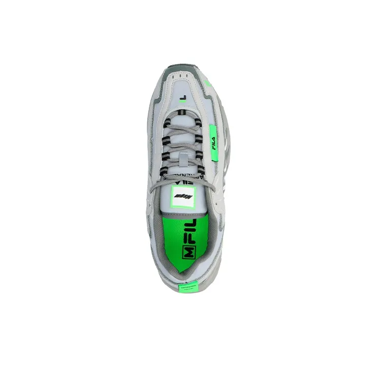 FILA x MSGM Cushioning, Slip Resistant, And Abrasion Resistant Low Top Casual Shoes Men's Gray-2