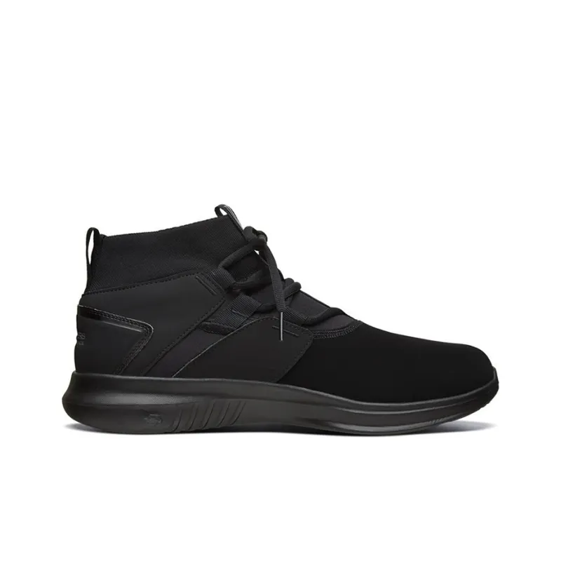 Skechers Go Run Mojo Cushioning Anti-Slip And Wear-Resistant Mid-Top Casual Running Shoes Men's Black-1
