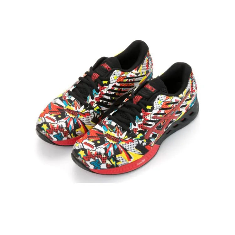 Asics Fuzex Running Shoes Men Low-Top Multicolor-3