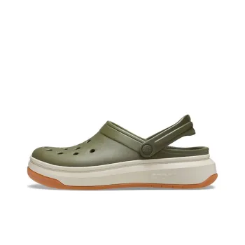 Crocs band Full Force Thick Sole Sandals Green Unisex
