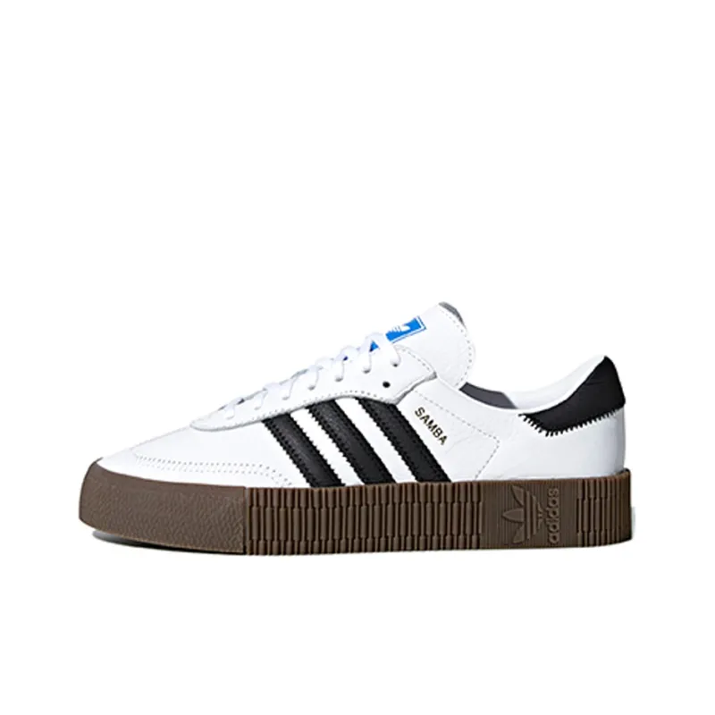 adidas Sambarose White Black Gum (Women's) - POIZON