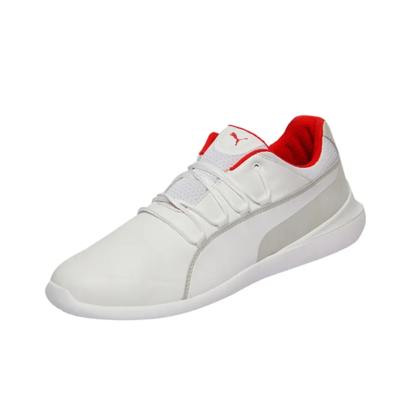 PUMA SF Evo Ca Ferrari Evo Cat Cushioned Wear-Resistant Slip-Resistant Low-Top Running Shoes Men's White-2