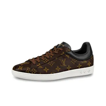 LOUIS VUITTON Luxembourg Sneakers 'Brown Logo Monogram'