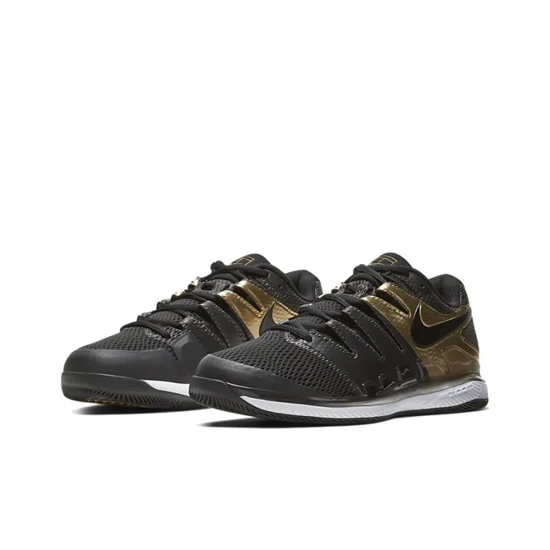 Nike Court Air Zoom Vapor X Black Metallic Gold-2