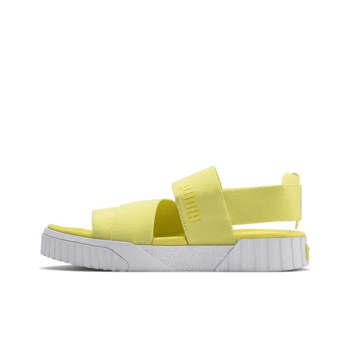 PUMA CALI Beach Sandals Women's Yellow