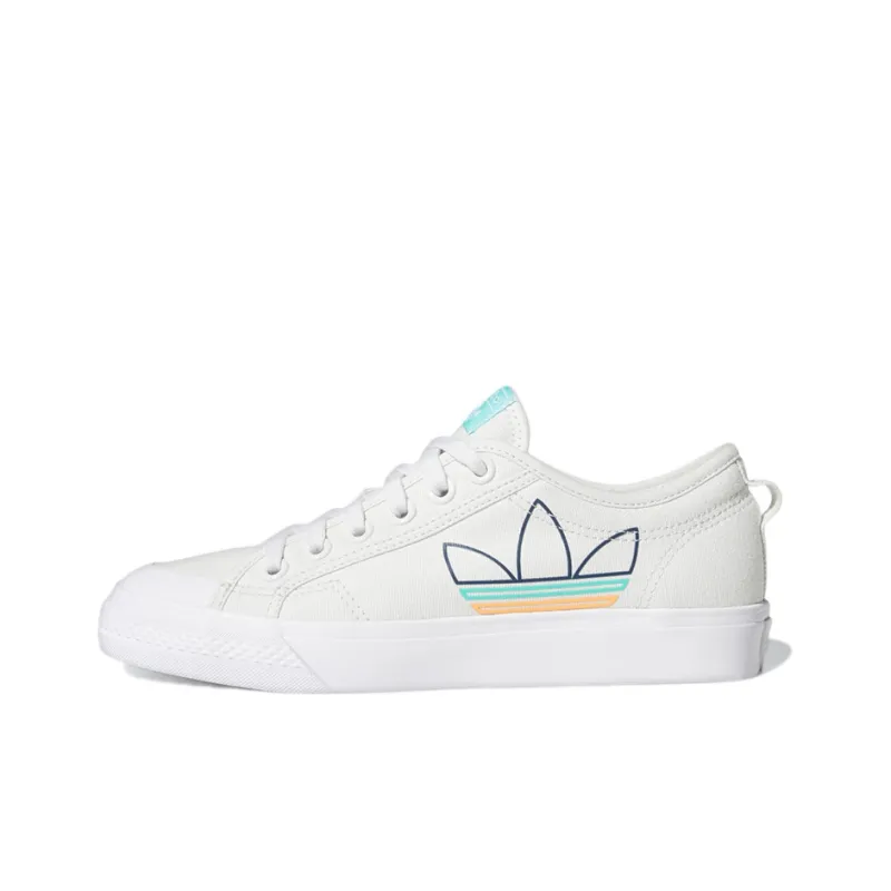 Adidas Originals Nizza Trefoil 'White' Women's-0