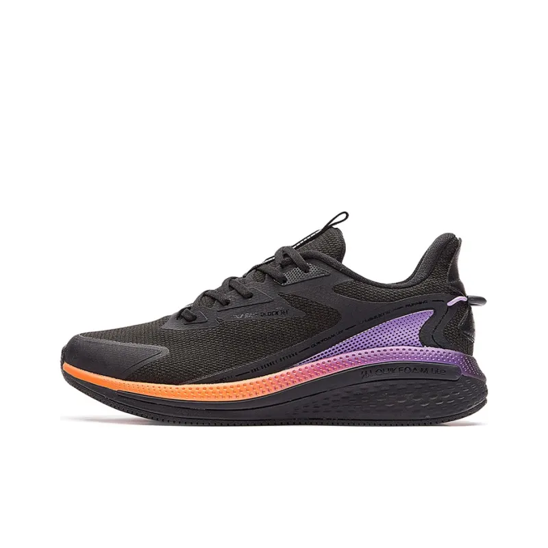 361° Rain Screen Running Shoes Men Low Top Black/Purple-0