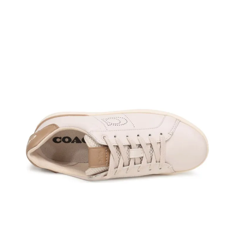 COACH CitySole Lowline Low Top Stylish Skateboarding Shoes Women's Pink White-4