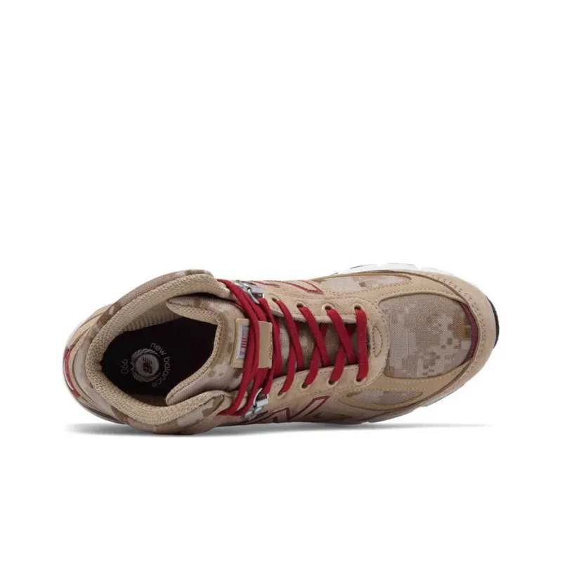 New Balance 990v4 Mid Tan Camo-2