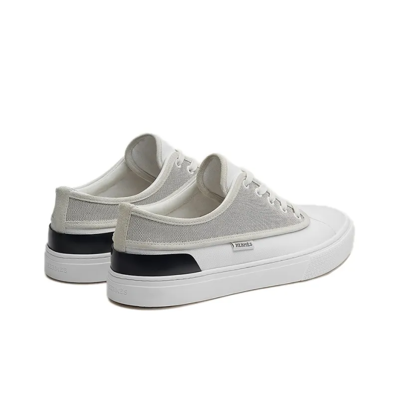 HERMES Envy Low Top Stylish Skateboarding Shoes Men's White-3