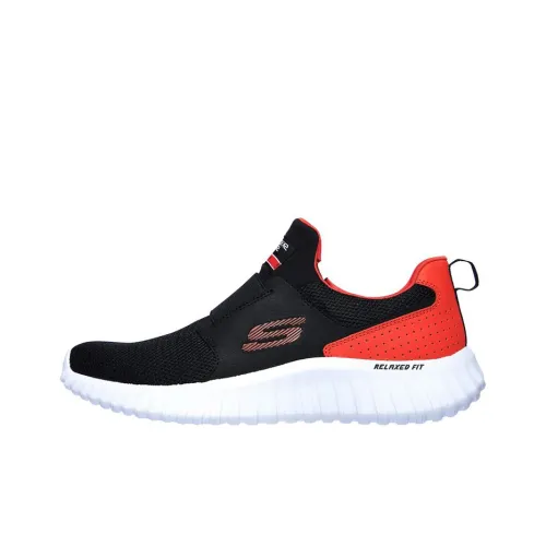 Skechers Depth Charge Casual Shoes Men Low-Top Black/Orange