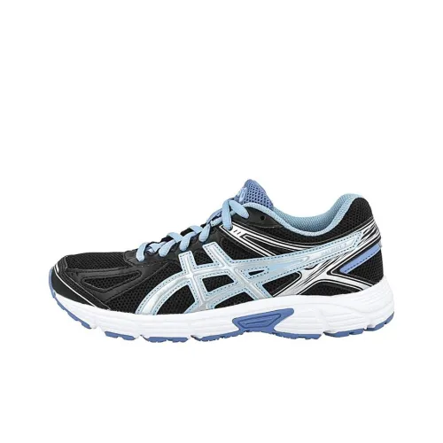 Asics Patriot 7 Running Shoes Women's Low-Top Black/White/Blue