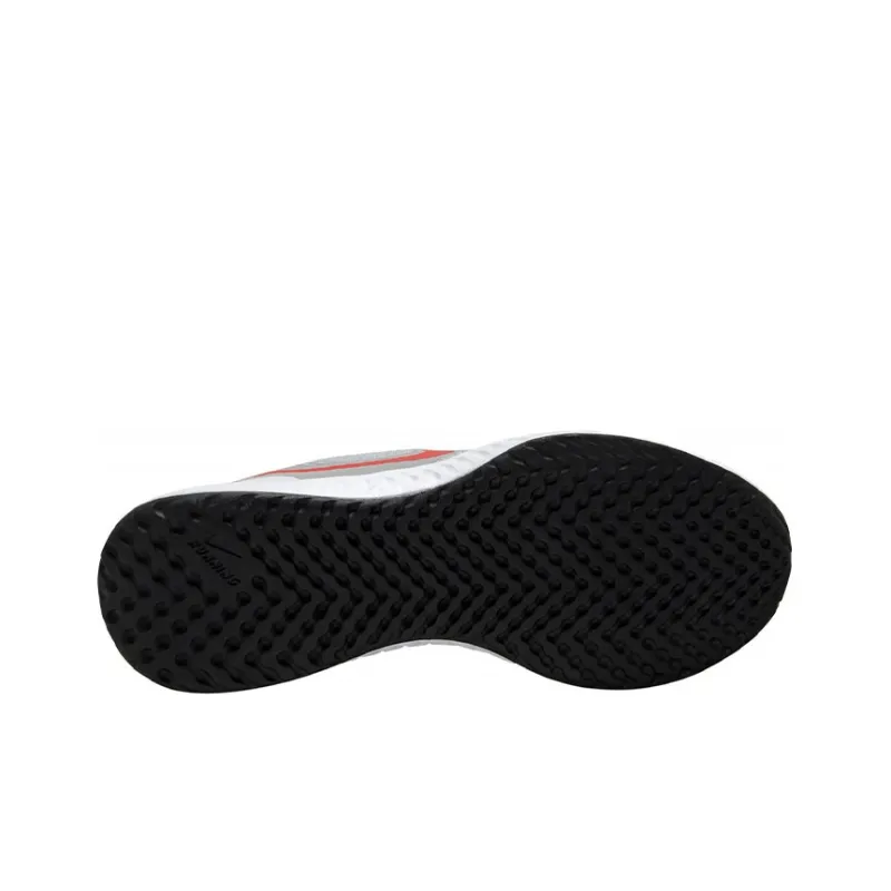 Nike Revolution 5 Low Top Grey/Red Gs-4